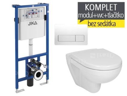 Závěsný WC komplet T-11 JIKA do sádrokartonu + Lyra plus klozet závěsný 53 cm
