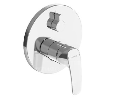 HANSAPINTO vanová baterie podomítková se zpětnou klapkou, chrom