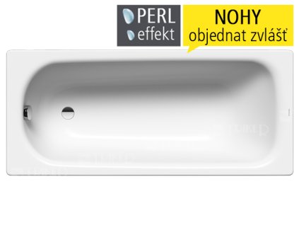 Saniform Plus vana ocelová 170 x 70 x 41 cm 363-1, bílá + Perl-Effekt