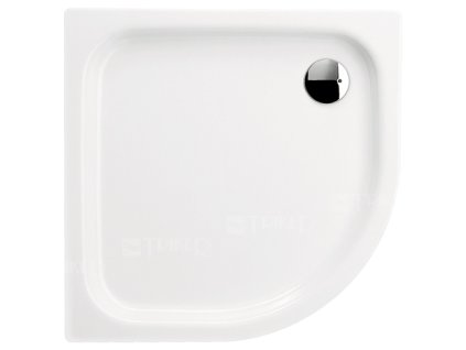 Zirkon 65 vanička ocelová 90 x 90 x 6,5 cm 513-1 R500, bílá