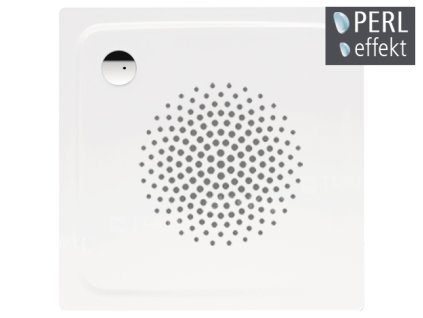 Superplan vanička ocelová 90 x 90 x 2,5 cm 390-1, bílá + Perl-Effekt + Antislip