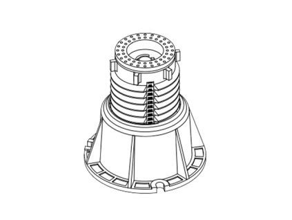 FWU nožičky k vaničkám Livada, 5 ks