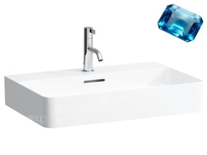 Val umyvadlo 65 x 42 cm bez otvoru pro baterii/s přepadem, bílé