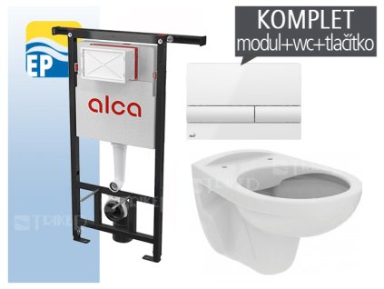 EP závěsný WC Rimless komplet 1710 do bytových jader