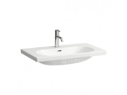 LUA umyvadlo hranaté 80 x 46 cm broušené s otvorem