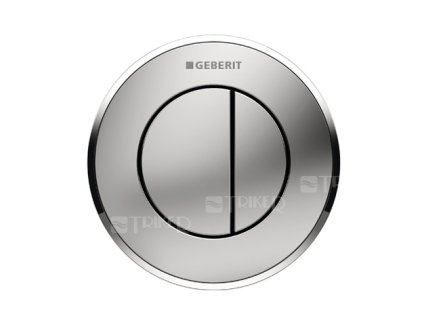 Oddálené ovládání Typ 10 pneumatické podomítkové, matný chrom/lesklý chrom