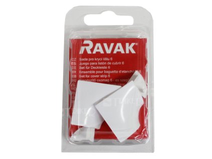 Ravak sada pro krycí lištu 11, bílá