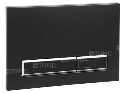 SLW 02F Automatický splachovač WC pro montážní rám SLR 21, 24V DC, černé tlačítko