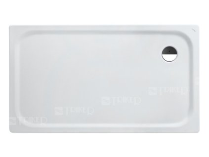 Platina vanička ocelová obdelníková extraplochá 140 x 80 x 2,5 cm bílá