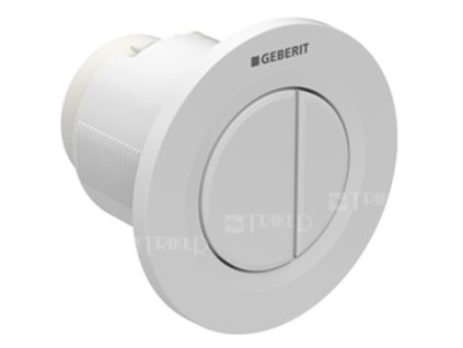 Oddálené ovládání Typ 01 pneumatické podomítkové, alpská bílá