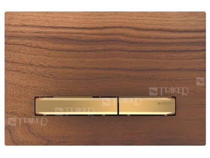 Sigma50 NEW ovládací tlačítko Americký ořech / mosaz