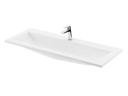 Clear umyvadlo 100 x 38 cm, bílé