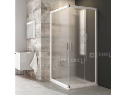 BLRV2-90 sprchový kout bílá/grape