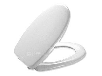 Sedátko Zeta duroplastové antibakteriální se zpomalovacím mechanismem, bílé