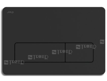 Jika tlačítko ovládací PL3 dual flush, černá matná