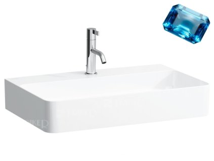 Val umyvadlo 65 x 42 cm s otvoru bez přepadu bílé