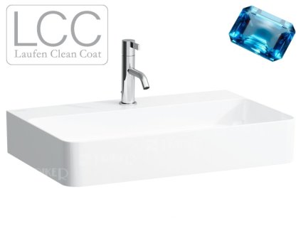 Val umyvadlo 65 x 42 cm s otvoru bez přepadu bílé+LCC