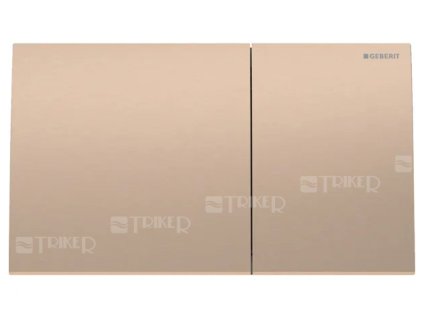 Sigma70 ovládací tlačítko, červené zlato/kartáč