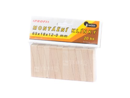 Klínky dřevěné SM 15 x 25 x 25-1 cm 8 ks