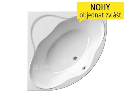 New Day vana akrylátová 140 x 140 cm, bílá