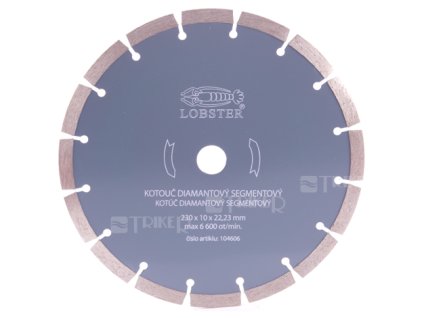 Kotouč diamantový segmentový 230 mm