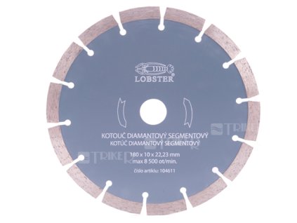 Kotouč diamantový segmentový 180 mm