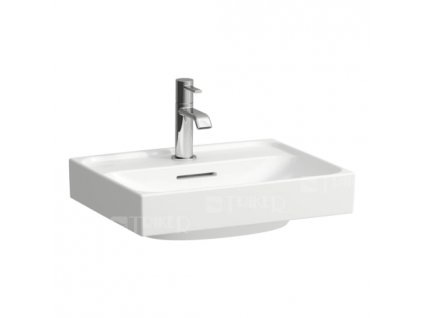 Meda umývátko broušené 45x35cm bez otvoru pro baterii bílá+LCC