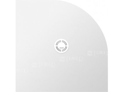 FLEXIA vanička z litého mramoru 100x80x2,5cm pravá
