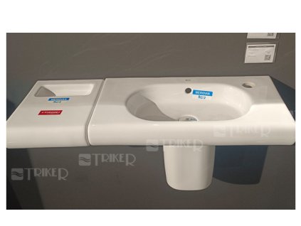 Výprodej MERIDIAN UMYVADLO 60X32+BOČNÍ NÁSTAVEC+KRYT