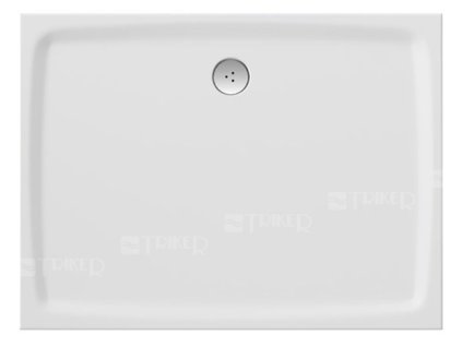 Gigant Pro FLAT vanička z litého mramoru 100 x 80 x 3 cm bílá