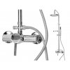 Selma Combi sprchová baterie s hlavovou sprchou