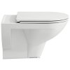 Laufen Pro klozet závěsný 53 cm RIMLESS bílý, WC PACK se sedátkem SLIM Slowclose