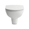 Laufen Pro klozet závěsný 53 cm RIMLESS bílý, WC PACK se sedátkem SLIM Slowclose