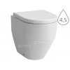 Laufen Pro klozet stojící 43 cm kapotovaný Vario odpad/hluboké splachování, bílý