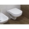 Deep klozet závěsný 51 cm hluboké splachování bílý