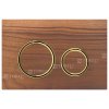 Sigma21 ovládací tlačítko Americký ořech/mosaz