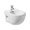 Meridian bidet závěsný Compact 48 cm s otvorem pro baterii, bílý