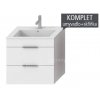 Cube/Suite Roca skříňka s 2 zásuvkami s umyvadlem 65 x 43 cm bílá, antracit