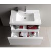 Laufen Pro S skříňka s 1+1 zásuvkou s umyvadlem 100 x 50 cm s otvorem bílá/lesk