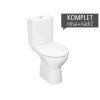 Lyra Plus klozet kombinační Rimless Comfort odpad spodní
