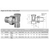 Šroubení radiátorové uzaviratelné rohové Valvex 1/2" x 1/2"