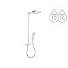 Raindance Select E 300 3jet Showerpipe bílá/chrom