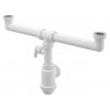 Sifon dvoudřezový bez výpusti s přípojkou A448P 6/4" x 50/40mm
