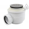 Sifon sprchový s mřížkou A46 pro vaničky s otvorem 50 mm, mřížka nerez