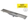 Žlab podlahový APZ1106 Professinal Low pro plný rošt 950 mm, spodní odtok 40 mm