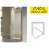 TLSP sprchové dveře jednokřídlé 700 (675-725 mm) profil:aluchrom, výplň:čiré sklo