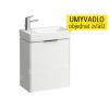 Base skříňka s levými dvířky pod umývátko Pro S 48 x 28 cm, bílá/lesk