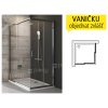 BLRV2K sprchový kout BLRV2K-90 (880-900mm) profil:satin, výplň:grape