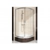 BLCP4 Sabina sprchový kout BLCP4-90 R500 (875-895mm) profil:bílá, výplň:grape