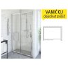 PXD2N sprchové dveře PXD2N/1300 (1280-1330mm), profil:brillant, výplň:transparent